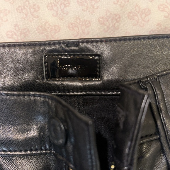 Mother faux leather jeans in black - Picture 4 of 10